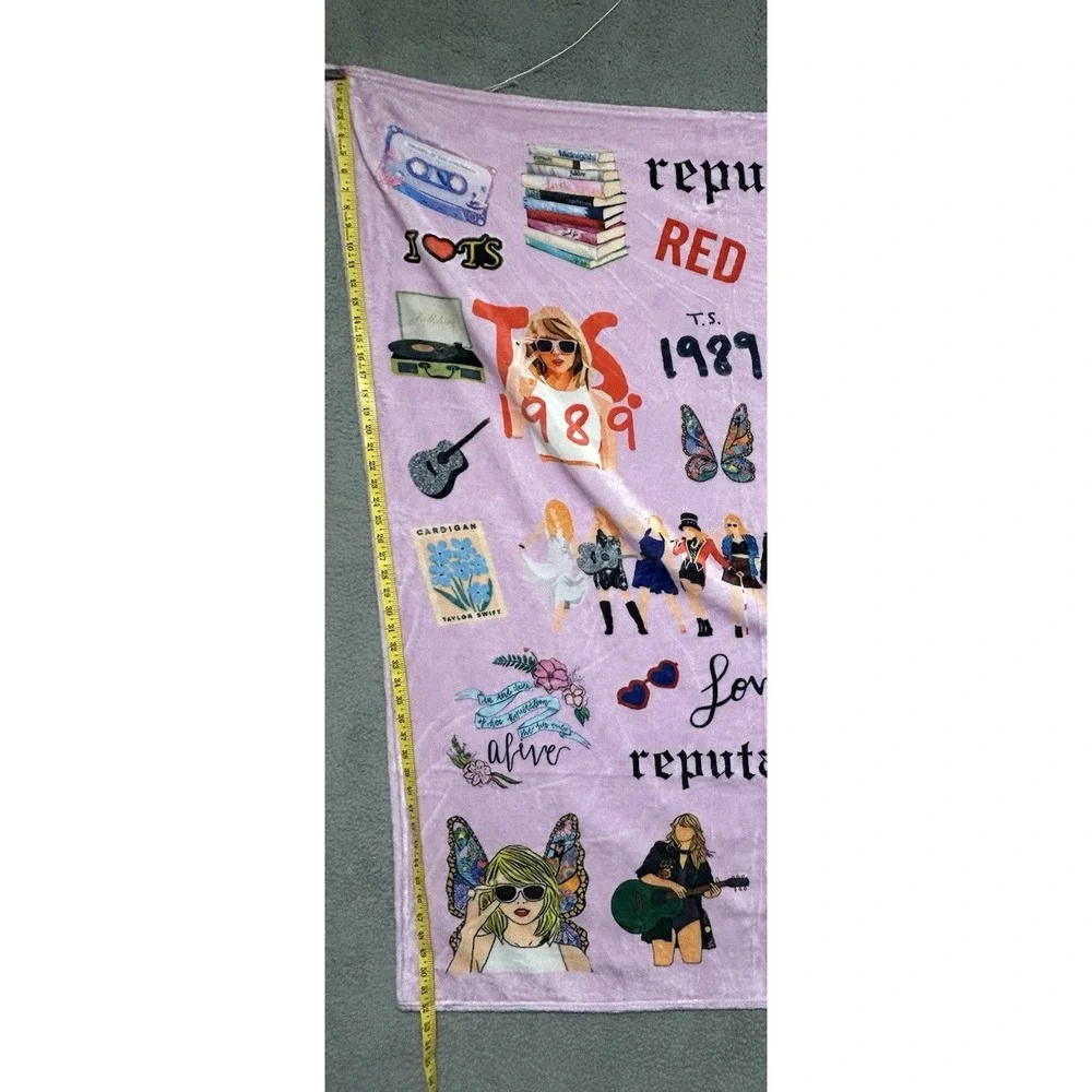Fleece Lightweight Throw Blanket Taylor Swift ERA'S Tour‎ All Albums 40x50